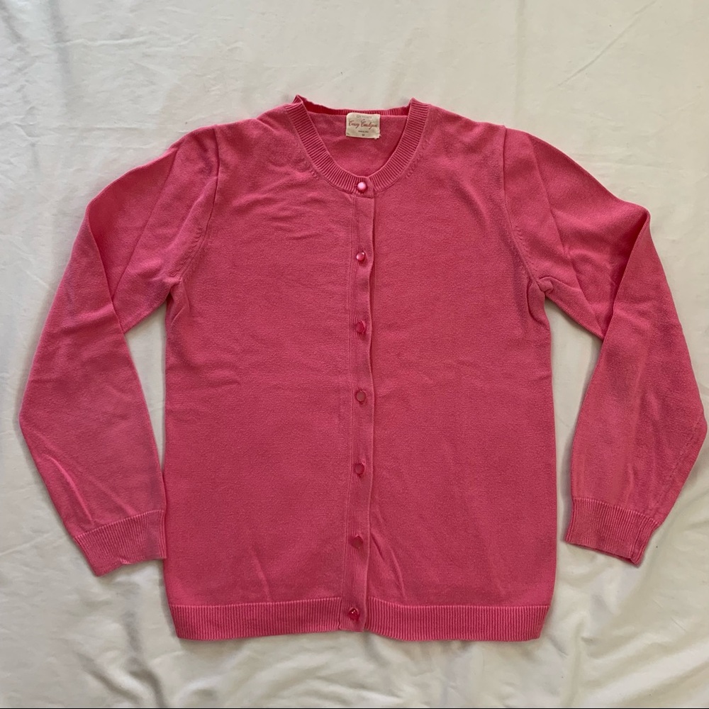 bright pink crewcuts sweater